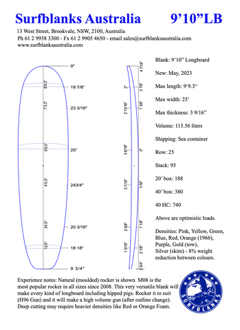 9'10" Longboard