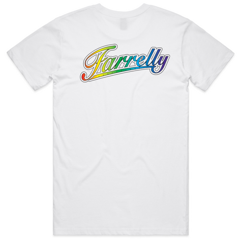 Farrelly Logo Tee White