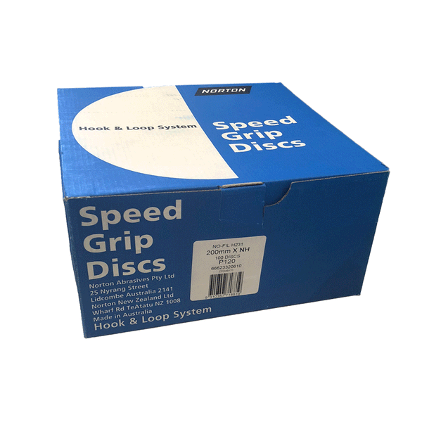 8" Velcro Disc 50pk Norton